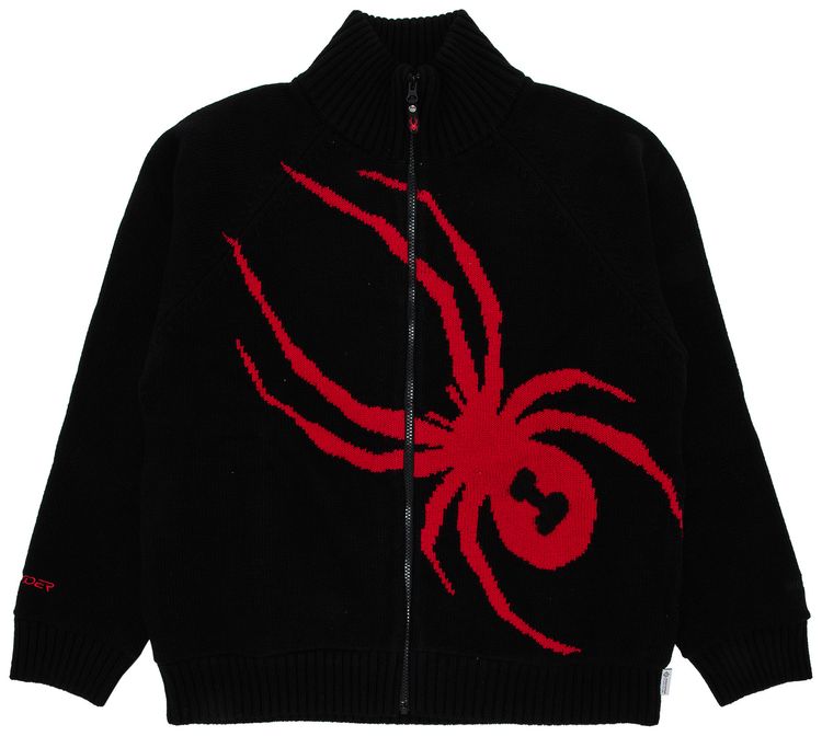 Supreme x Spyder WINDSTOPPER Zip Up Sweater Black