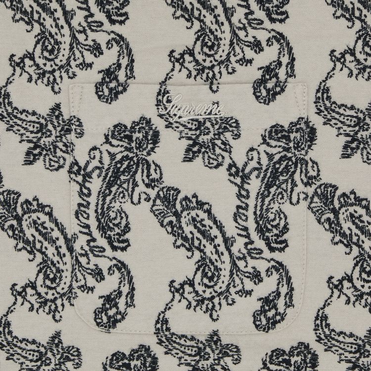 Supreme Paisley Flannel Shirt White