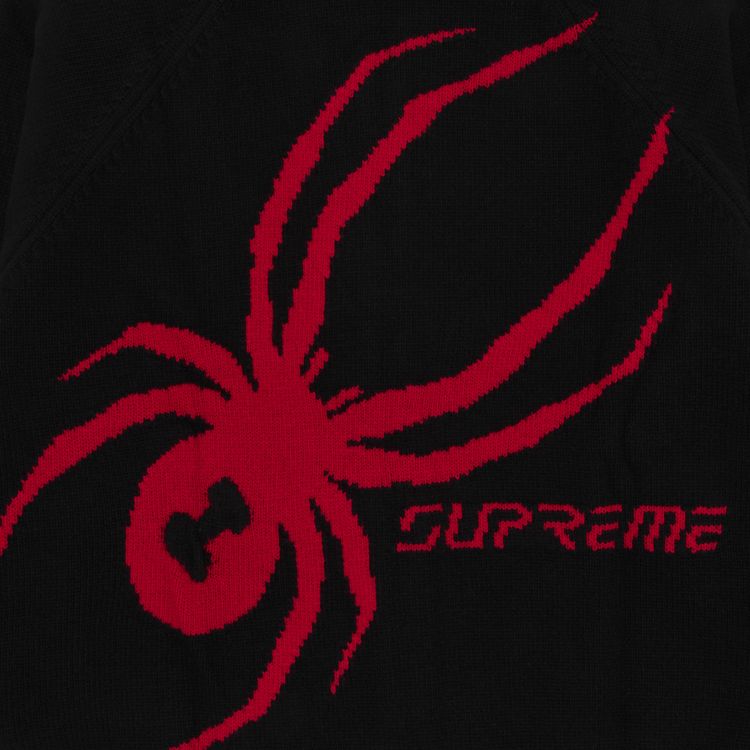 Supreme x Spyder WINDSTOPPER Zip Up Sweater Black