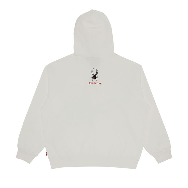 Supreme x Spyder Zip Up Hooded Sweatshirt White