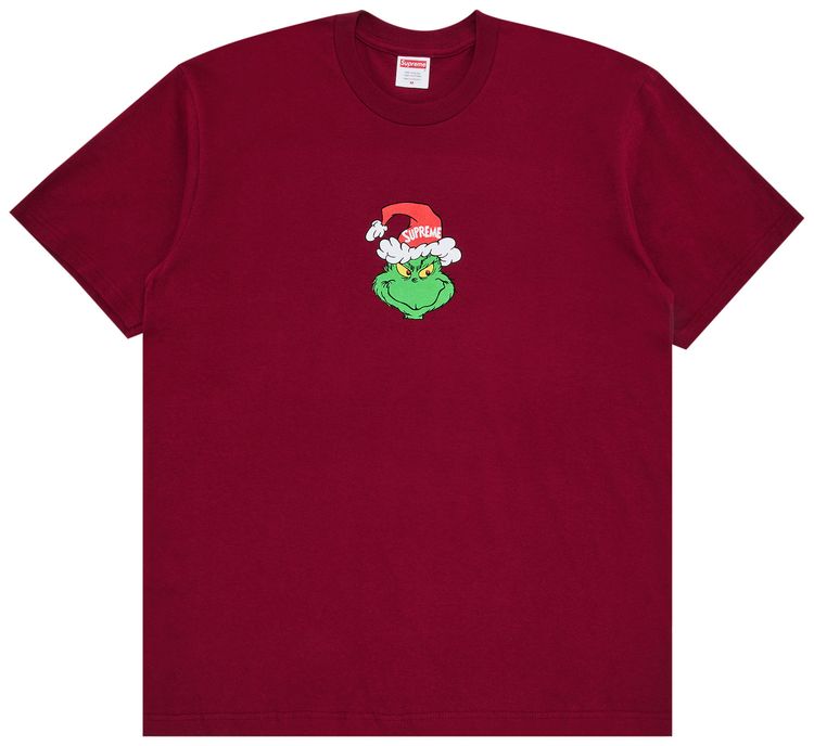 Supreme Grinch Tee Cardinal