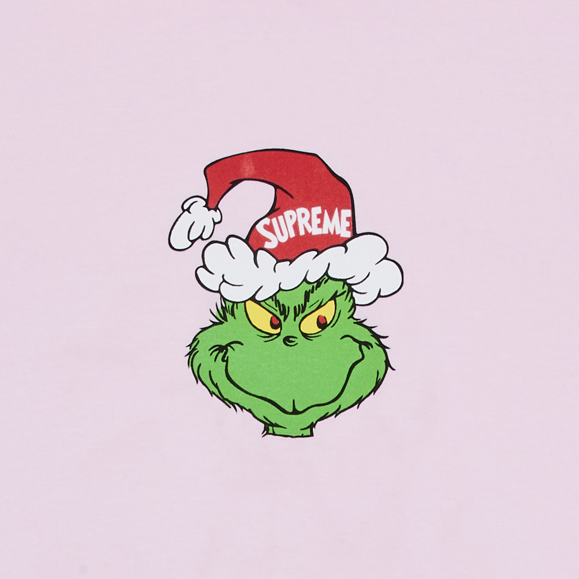 Size xl Supreme Grinch Tee 'Light Pink'