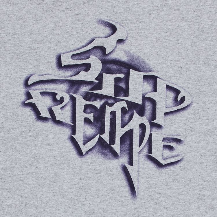 Supreme Smoke Tee Heather Grey