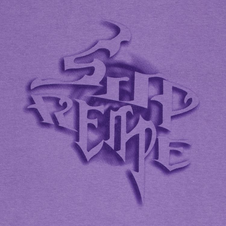 Supreme Smoke Tee Purple