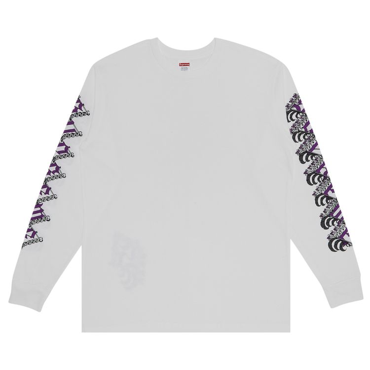 Supreme Strawberries Long Sleeve Tee White