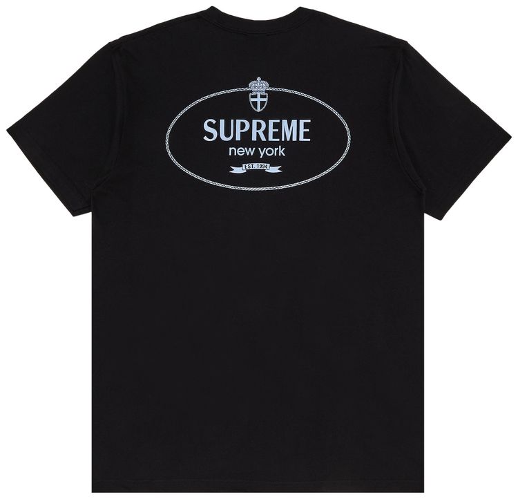 Supreme Crest Tee Black