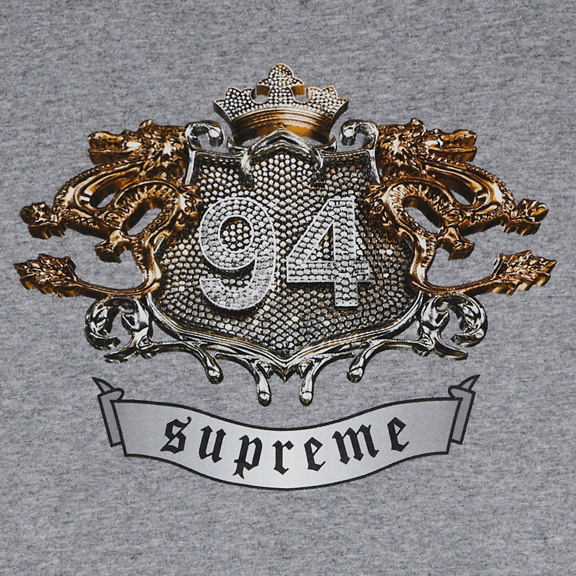 Buy Supreme Diamonds Tee 'Heather Grey' - FW24T67 HEATHER GREY | GOAT