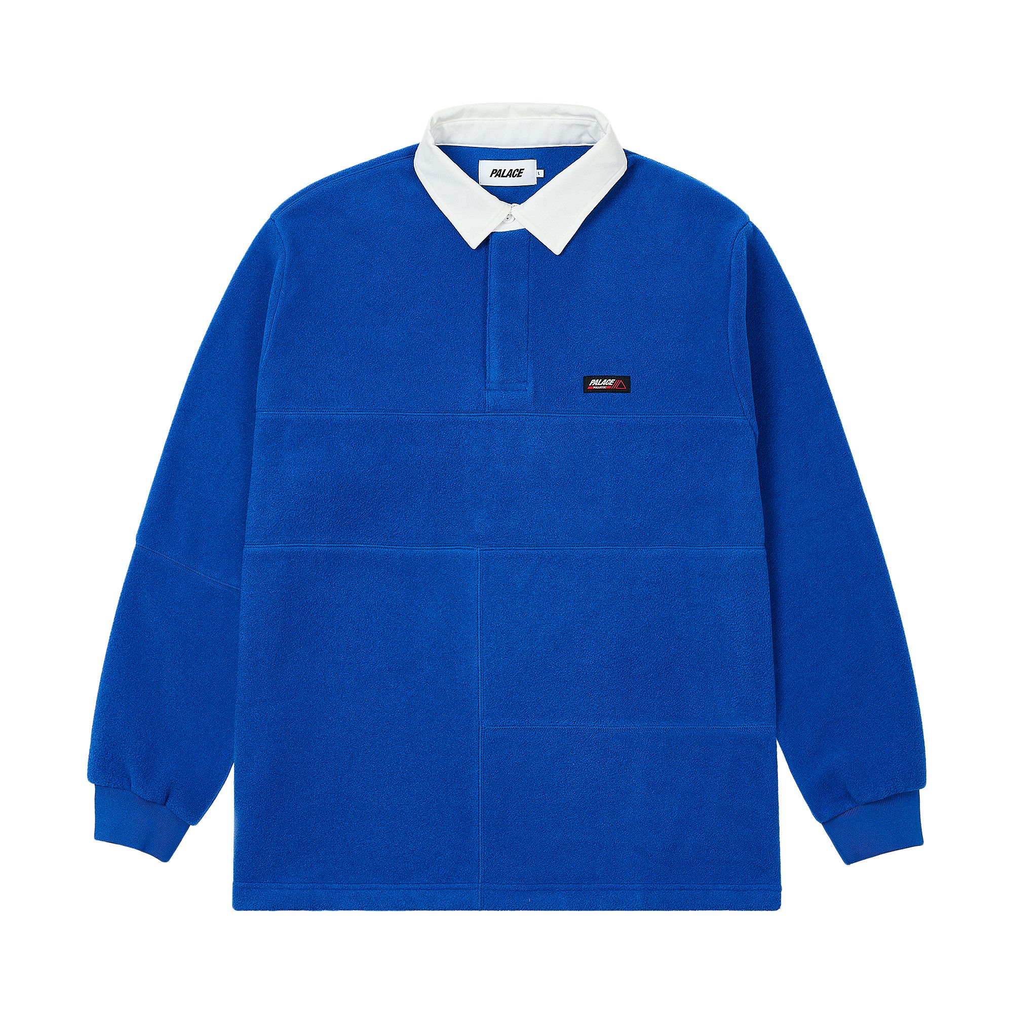 Buy Palace Polartec Patch Up Rugby 'Active Blue' - P27ES092 | GOAT