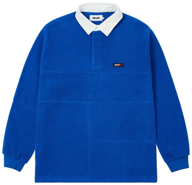 Palace Polartec Patch Up Rugby Active Blue