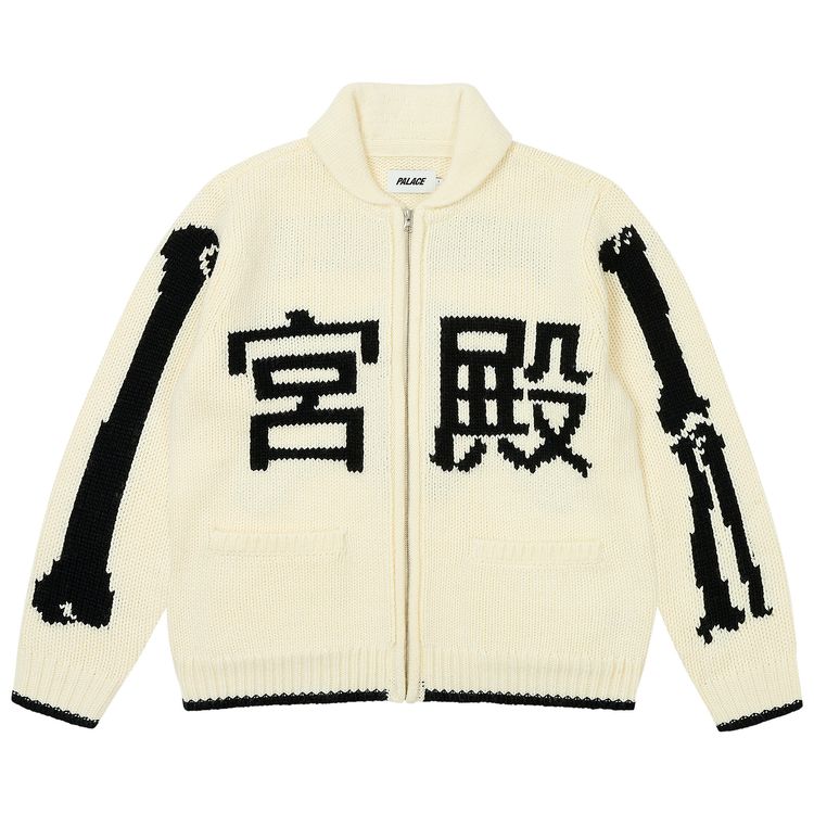 Palace Bones Cowichan Knit Soft White