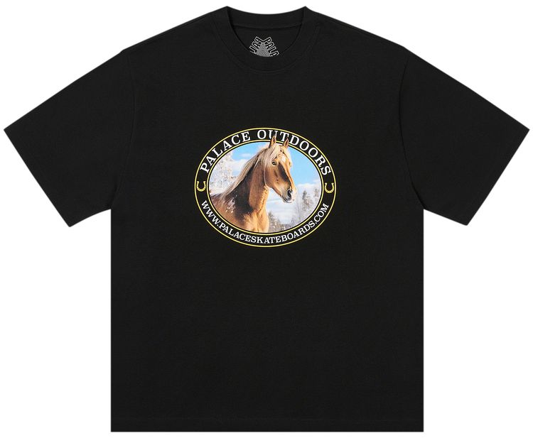 Palace Equestrian T Shirt Black