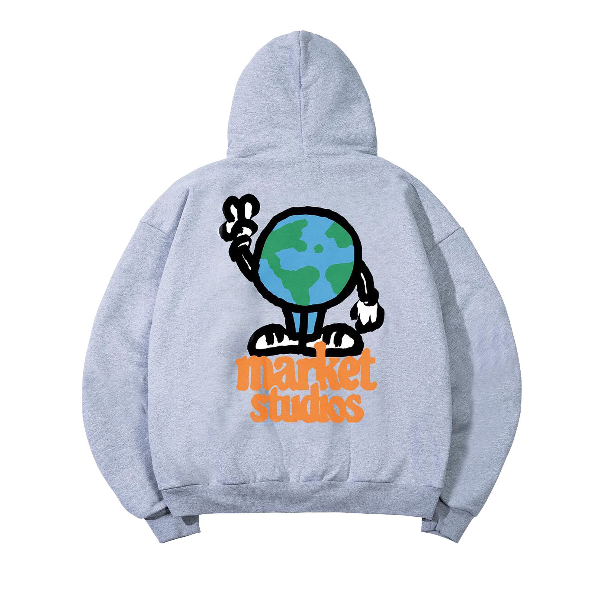 Buy Market World Peace Hoodie 'Ash Heather' - 397000663 ASH | GOAT IT