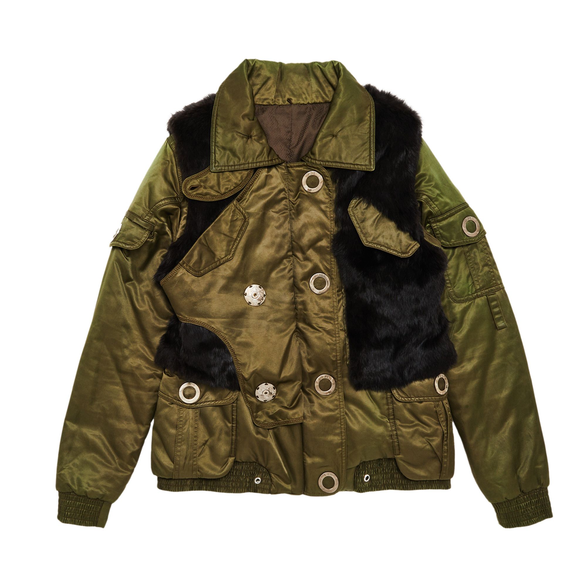 Dior ミリタリージャケット グリーン Buy Christian Dior Military Jacket 'Olive Green