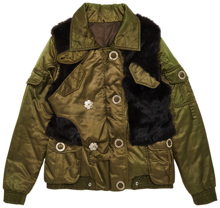 Christian Dior Military Jacket Olive Green