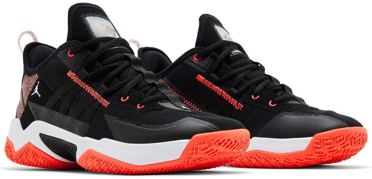 Air Jordan One Take 2 Black Bright Crimson