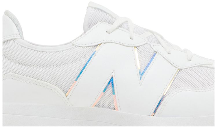 New Balance 327 Big Kid White Grey Iridescent