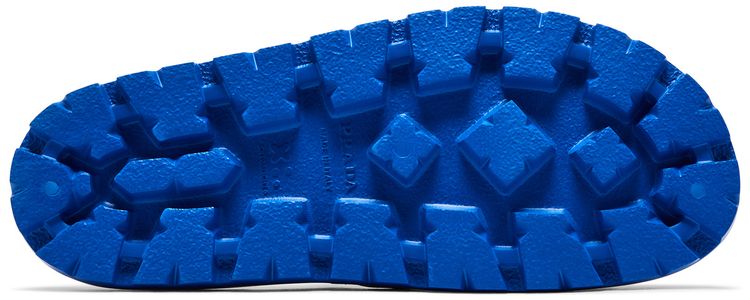 Prada Rubber Slide Sapphire Blue