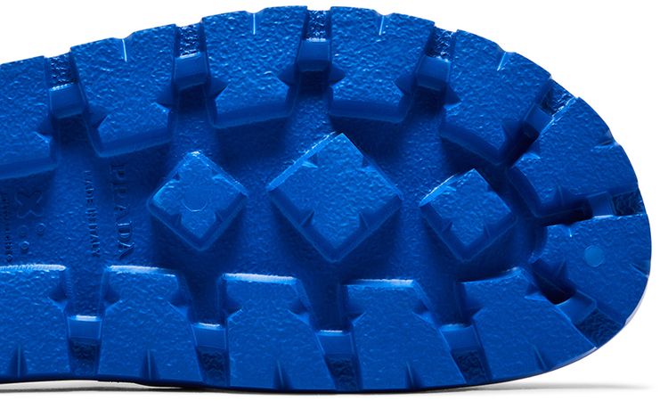 Prada Rubber Slide Sapphire Blue
