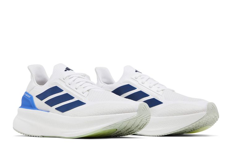 adidas Men's Ultraboost 5X Running Shoes, Size 10, White/Dark Blue