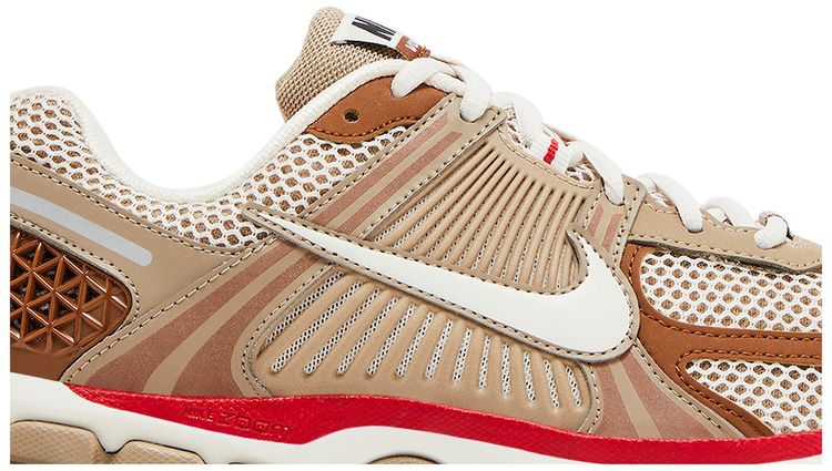 Nike Wmns Air Zoom Vomero 5 Khaki Fire Red