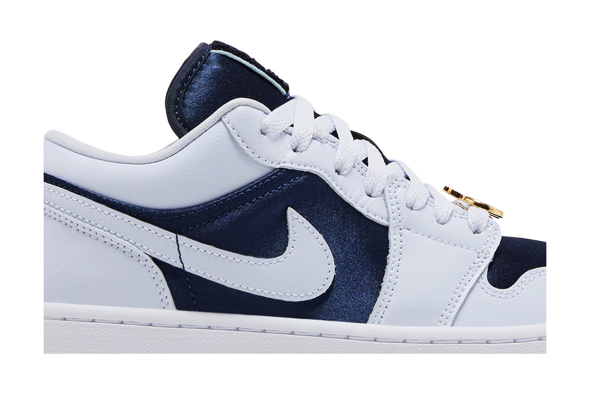 Buy Wmns Air Jordan 1 Low SE 'Midnight Navy Gold Charms Buy Wmns Air Jordan 1 Low SE 'Midnight Navy Gold Charms