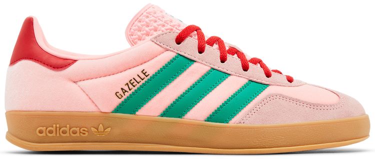 Adidas Wmns Gazelle Indoor Glow Pink Court Green