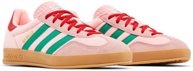 Adidas Wmns Gazelle Indoor Glow Pink Court Green