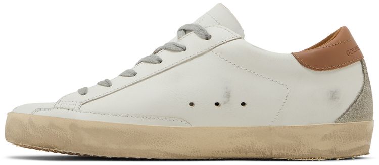 Golden Goose Wmns Superstar White Light Brown