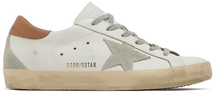 Golden Goose Wmns Superstar White Light Brown