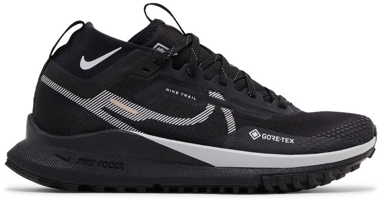 Wmns React Pegasus Trail 4 GORE TEX Black Reflect Silver