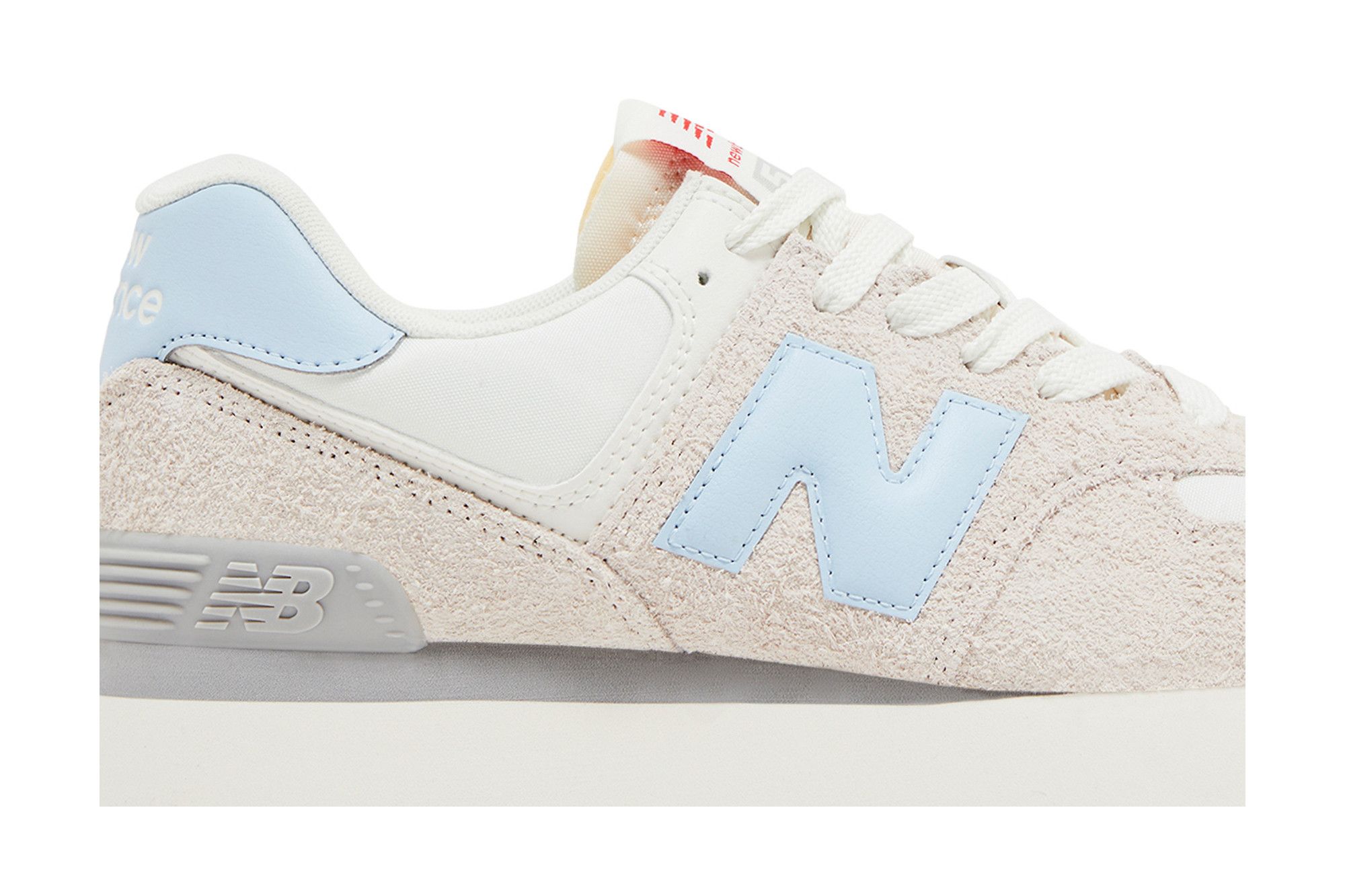 Buy New Balance Wmns 574+ 'Moonbeam Light Chrome Blue' - WL574ZQC