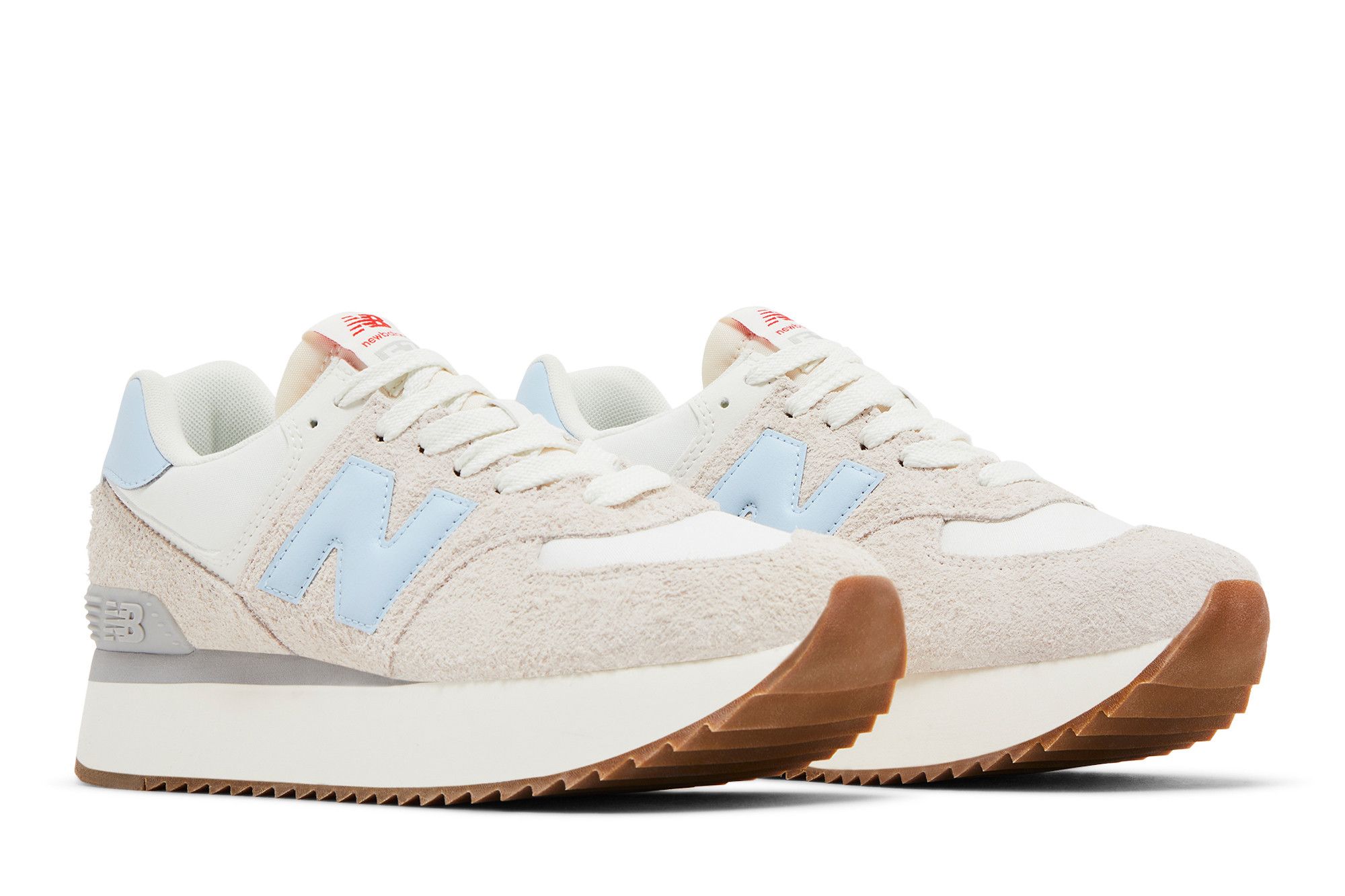 Buy New Balance Wmns 574+ 'Moonbeam Light Chrome Blue' - WL574ZQC