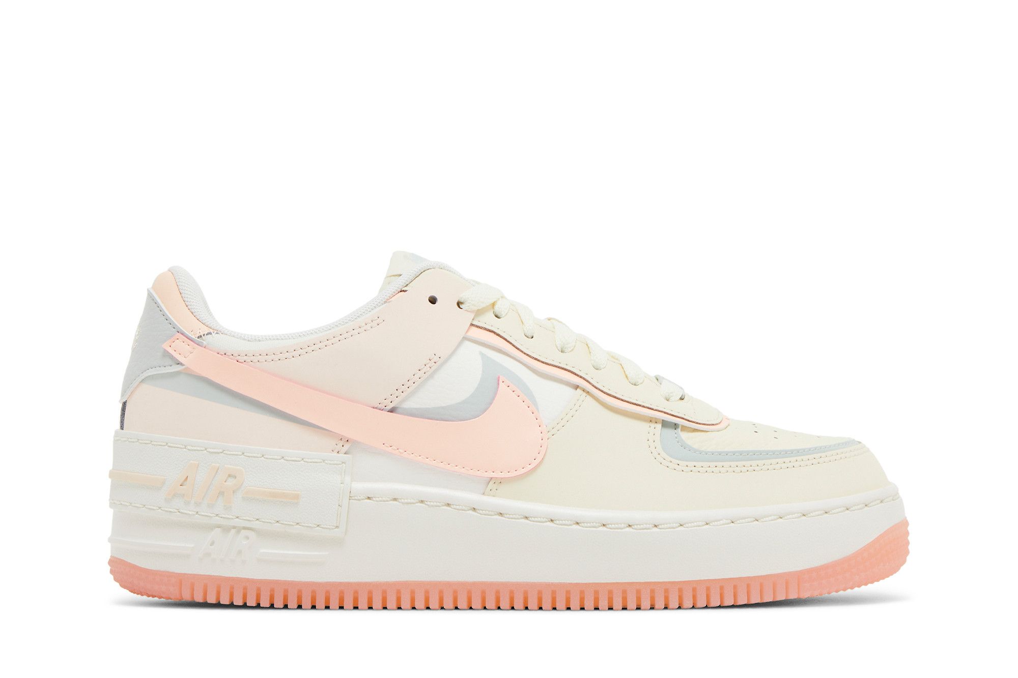 Buy Wmns Air Force 1 Shadow 'Coconut Milk Crimson Tint