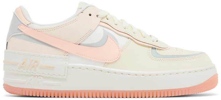 Nike Wmns Air Force 1 Shadow Coconut Milk Crimson Tint