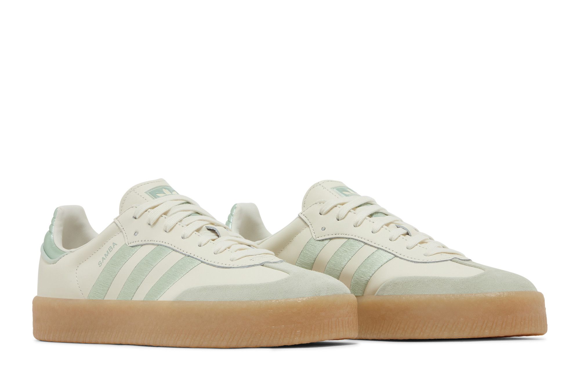 Buy adidas Wmns Sambae 'Off White Lime Green Gum' - IG1947 | GOAT