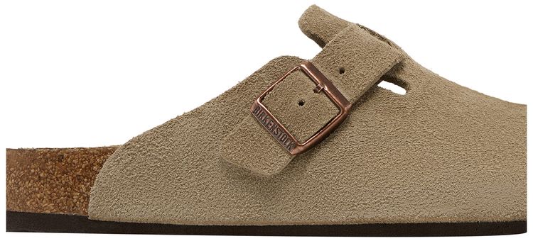 Boston Soft Footbed Suede Taupe