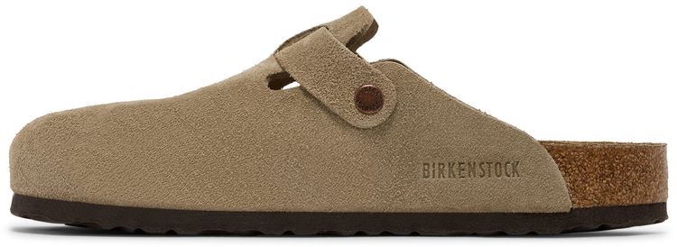 Boston Soft Footbed Suede Taupe