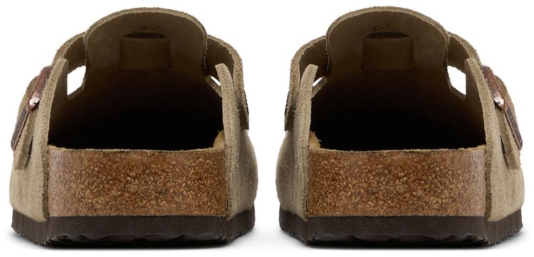 Boston Soft Footbed Suede Taupe