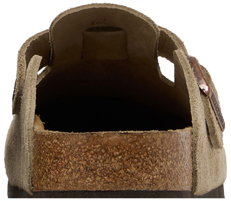 Boston Soft Footbed Suede Taupe