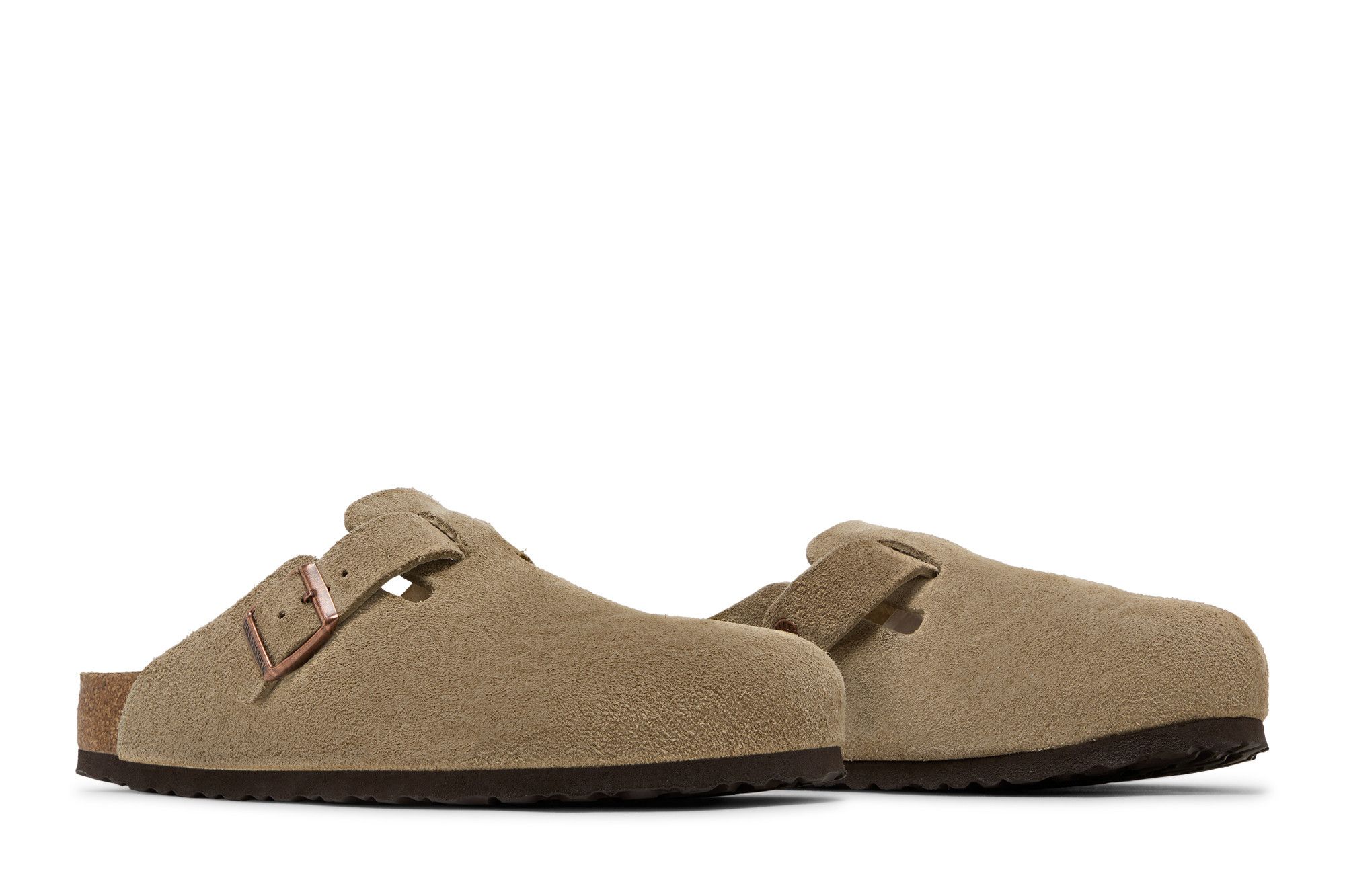 Buy Birkenstock Boston Soft Footbed Suede 'Taupe' - 0560771 | GOAT