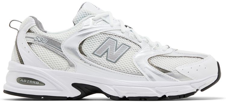 New Balance 530 White Metallic Silver