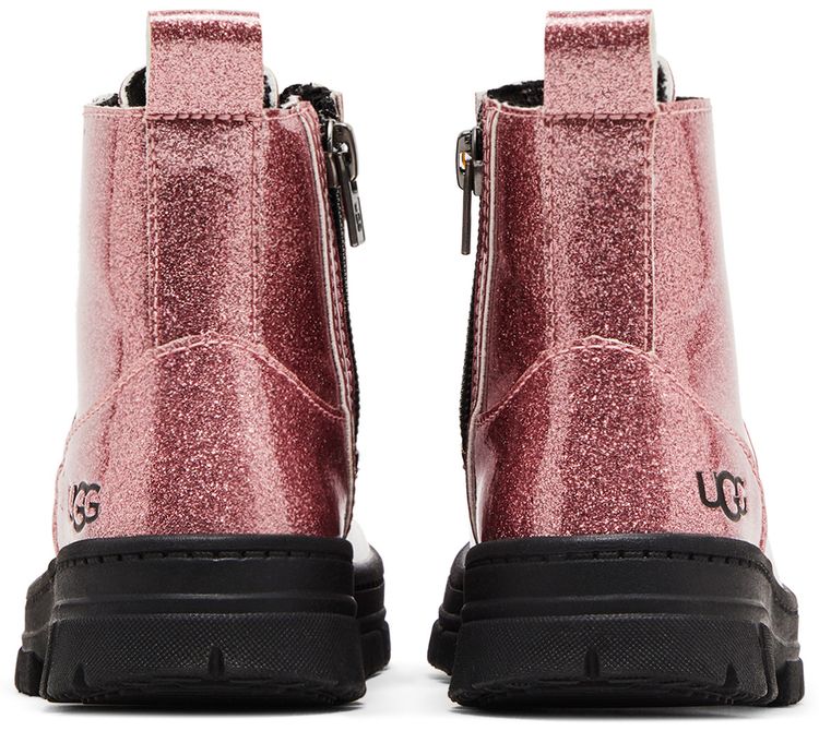 UGG Ashton Lace Up Boot Toddler Glitter Pink