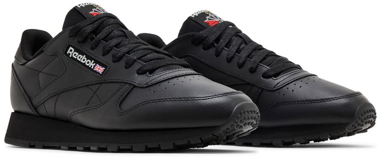 Reebok Classic Leather Black Pure Grey