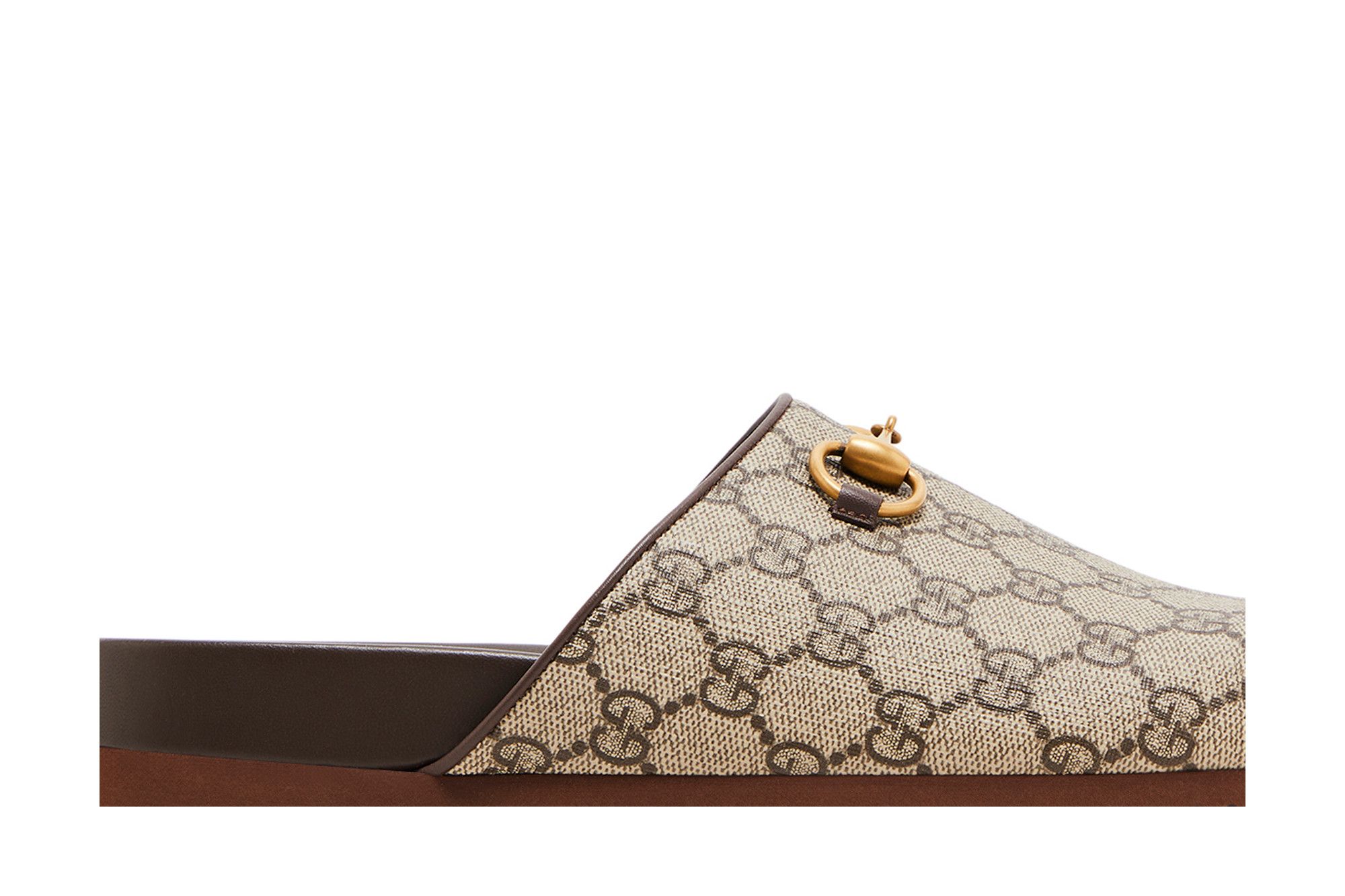 Buy Gucci Wmns Horsebit Slipper 'GG Supreme - Beige
