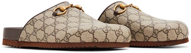 Gucci Wmns Horsebit Slipper GG Supreme Beige