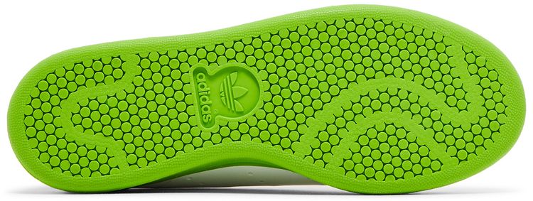 Adidas Stan Smith Big Kid Paint Drip   White Solid Green