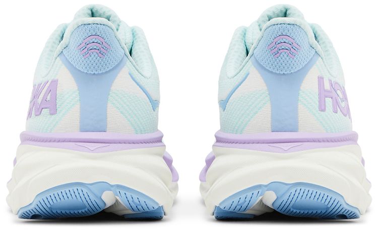 HOKA Wmns Clifton 9 Wide Sunlit Ocean Lilac Mist