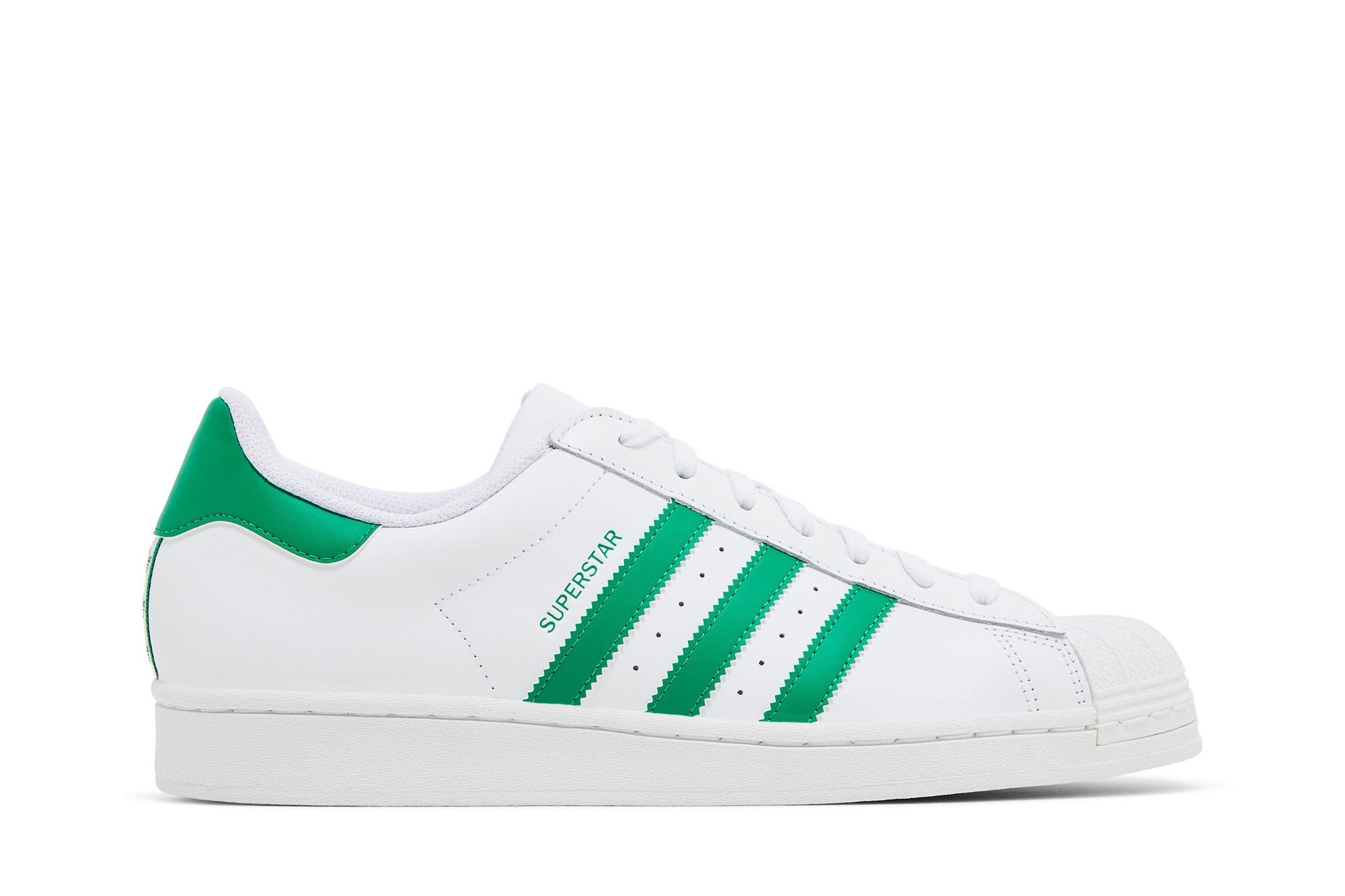 Buy Superstar White Green IE9047 GOAT