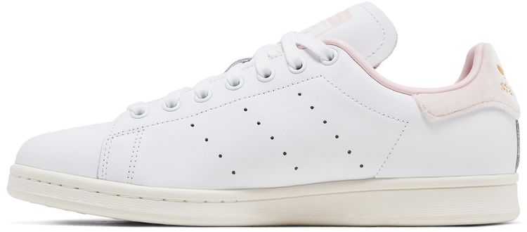 Wmns Stan Smith White Velvet Sandy Pink
