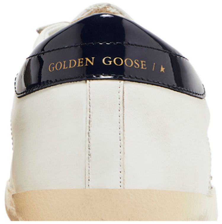 Golden Goose Superstar White Beige Silver Blue